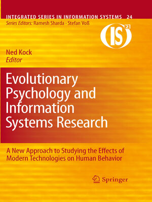 cover image of Evolutionary Psychology and Information Systems Research